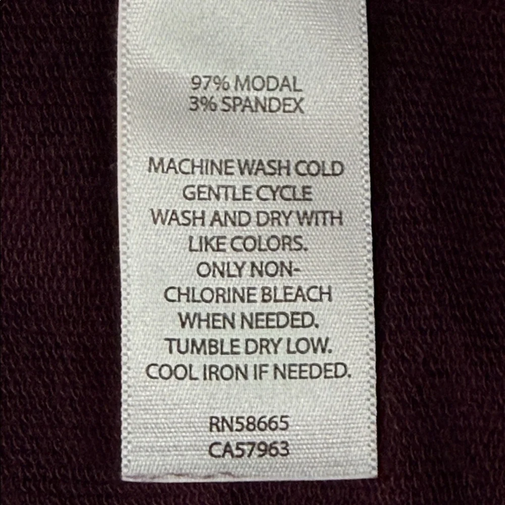 Athleta Long Sleeve Dress with cutout in Dark Plum. EC. Size Small - Picture 6 of 6